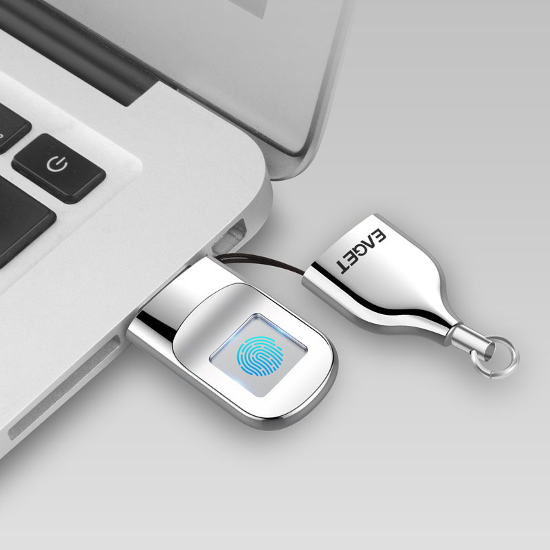 USB Flash Drive with Fingerprint Encryption - 32GB/64GB