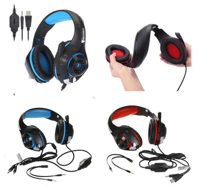 Gaming Headset - Surround Sound Built-in Microphone 