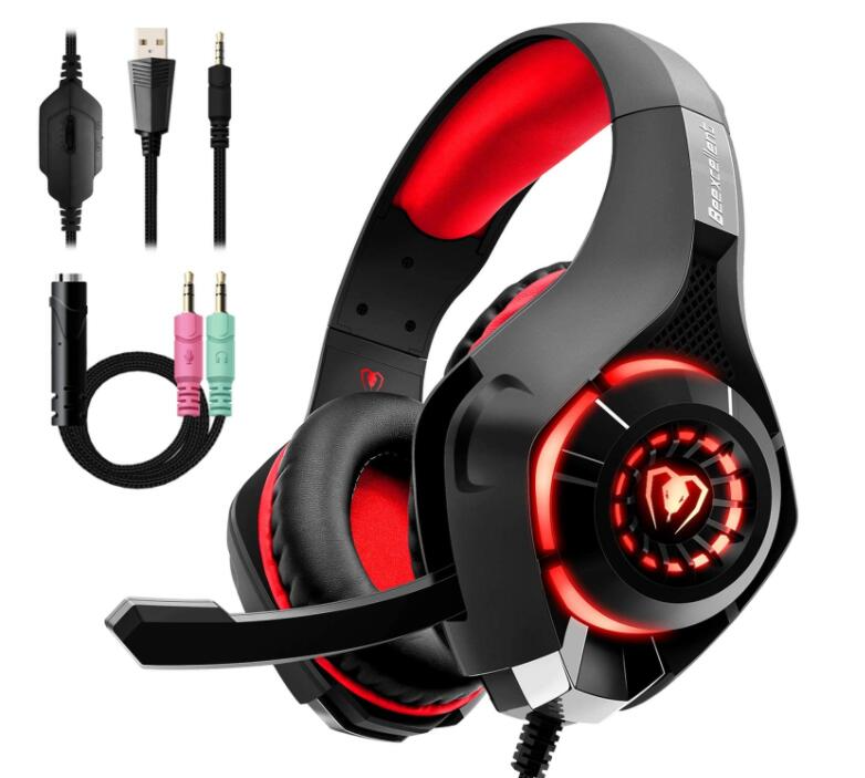 Gaming Headset - Surround Sound Built-in Microphone 