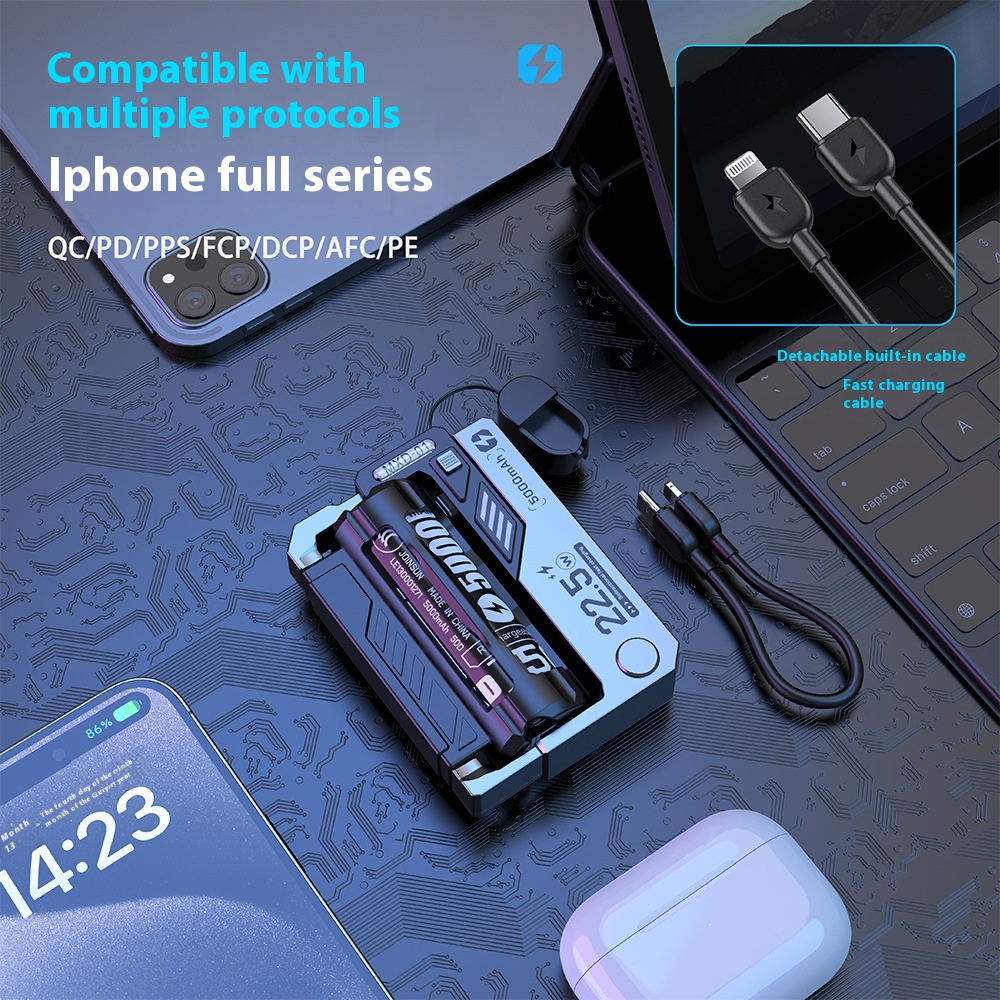 Tactical Type-C Cartridge Power Bank