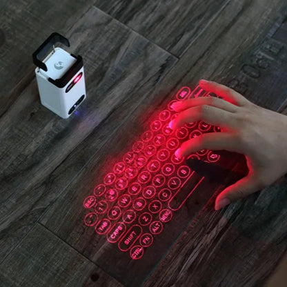 Holographic Laser Keyboard - Bluetooth (QWERTY)