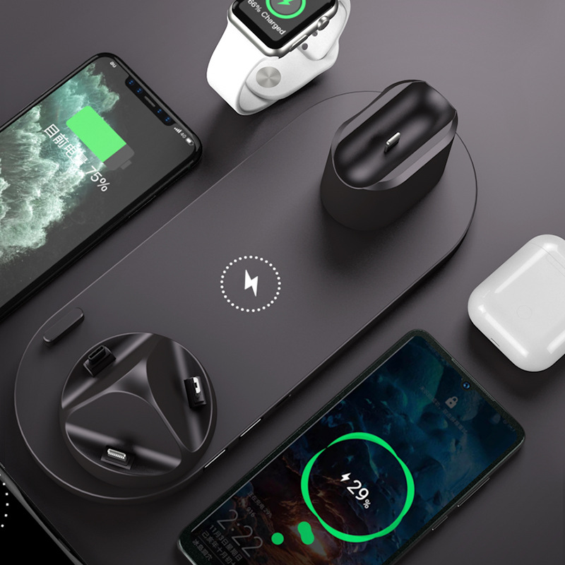 6-in-1 Wireless Charging Station - Universal Connection