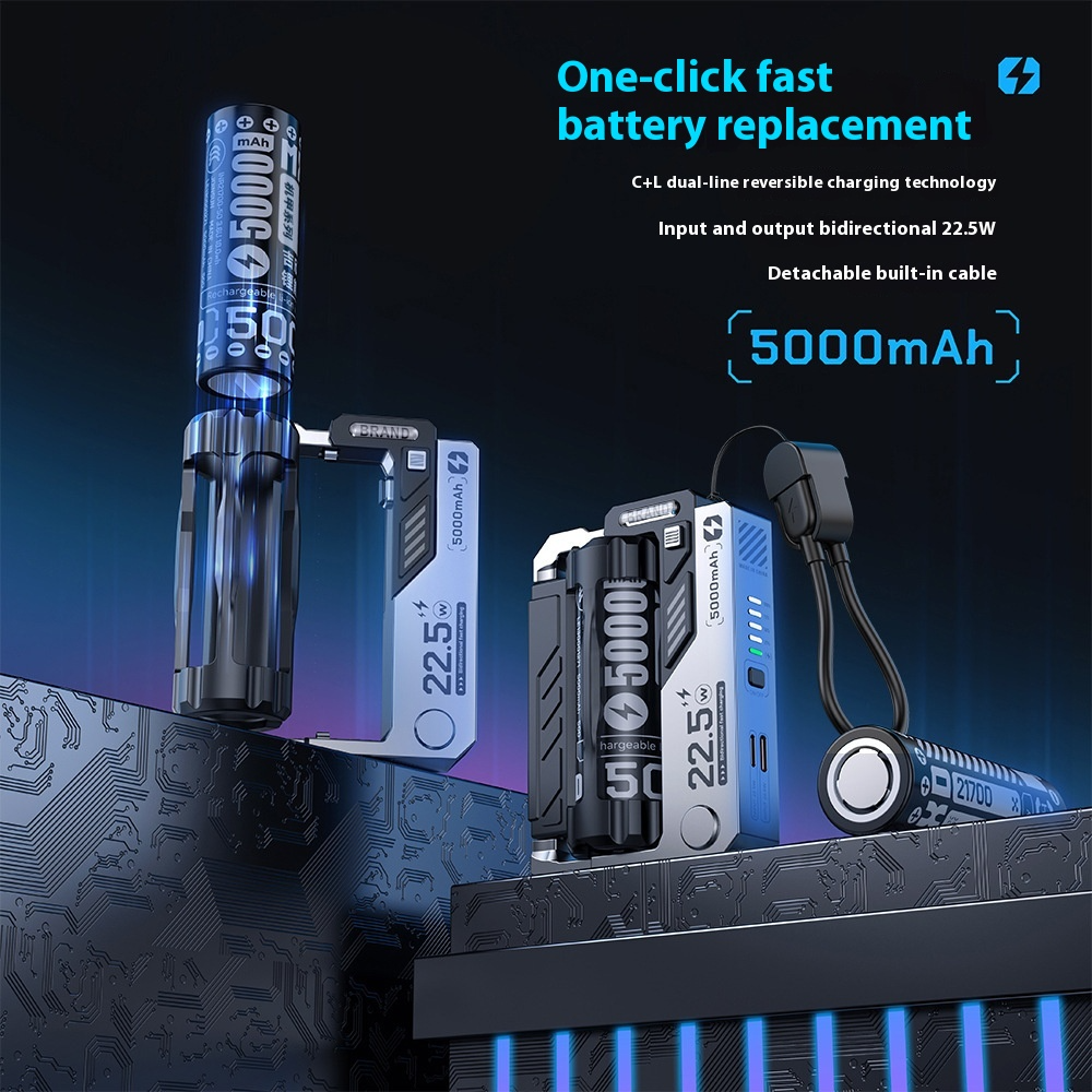 Tactical Type-C Cartridge Power Bank