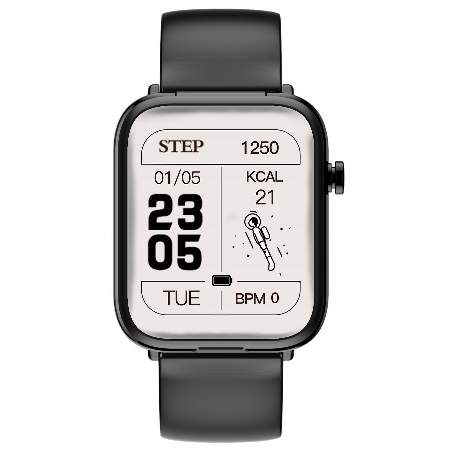 Smart Watch with 2-in-1 Wireless Earphones
