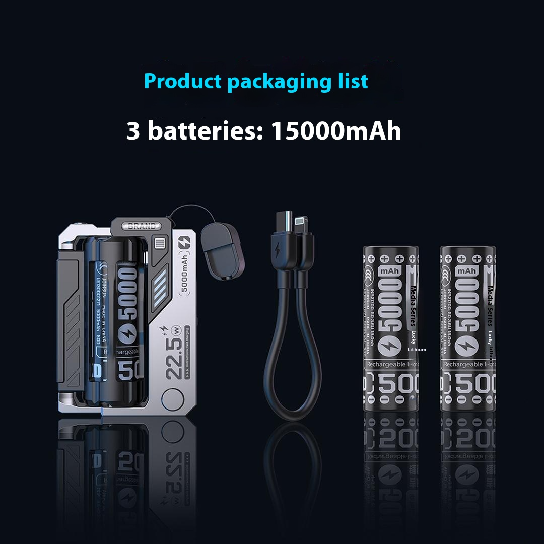 Tactical Type-C Cartridge Power Bank
