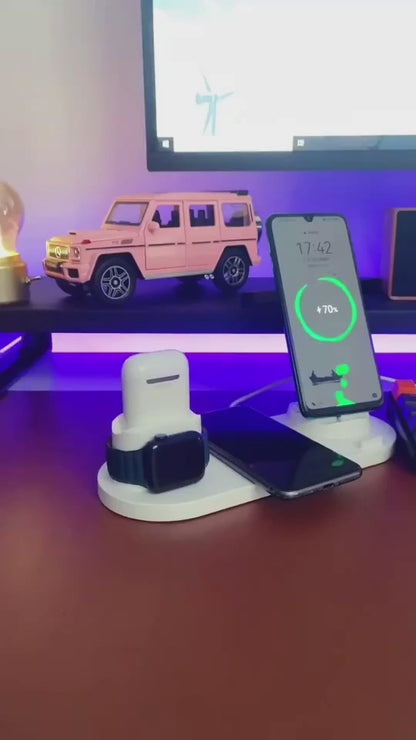 6-in-1 Wireless Charging Station - Universal Connection
