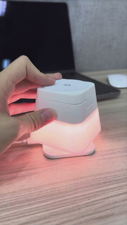 4-in-1 Charging Station with Rotating LED